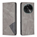 Custodia per telefono in pelle magnetica invisibile prismatica, For OPPO Find X6 5G, For OPPO Find X6 Pro 5G, For Realme C55, For Xiaomi Redmi Note 12 4G Global