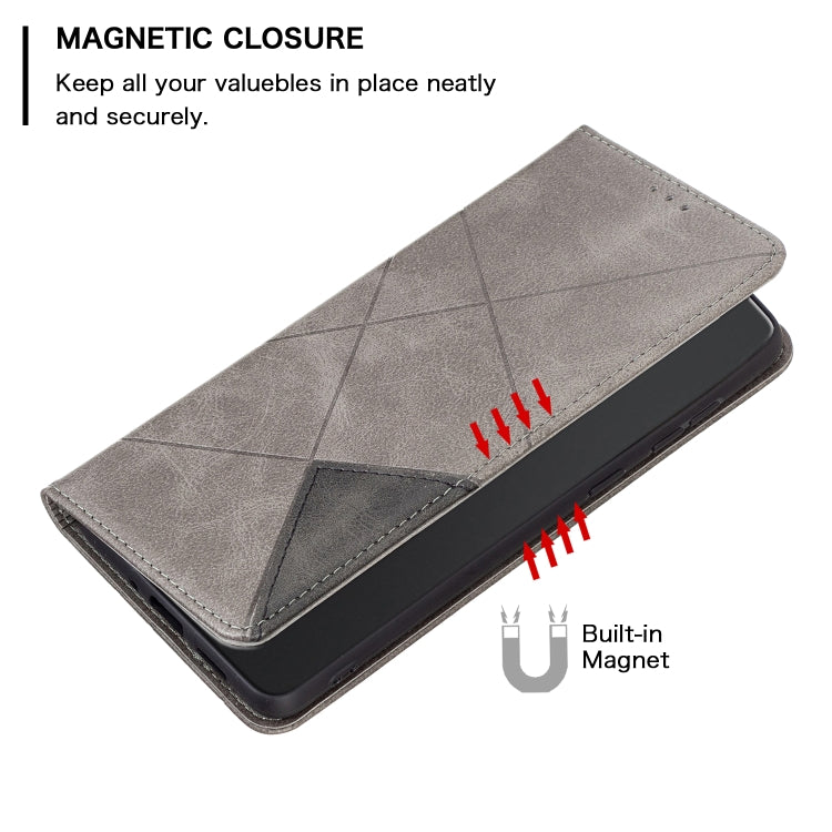 Custodia per telefono in pelle magnetica invisibile prismatica, For OPPO Find X6 5G, For OPPO Find X6 Pro 5G, For Realme C55, For Xiaomi Redmi Note 12 4G Global