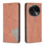 Custodia per telefono in pelle magnetica invisibile prismatica, For OPPO Find X6 5G, For OPPO Find X6 Pro 5G, For Realme C55, For Xiaomi Redmi Note 12 4G Global
