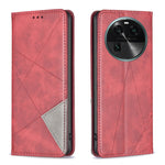Custodia per telefono in pelle magnetica invisibile prismatica, For OPPO Find X6 5G, For OPPO Find X6 Pro 5G, For Realme C55, For Xiaomi Redmi Note 12 4G Global