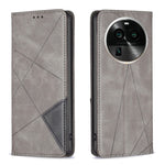 Custodia per telefono in pelle magnetica invisibile prismatica, For OPPO Find X6 5G, For OPPO Find X6 Pro 5G, For Realme C55, For Xiaomi Redmi Note 12 4G Global