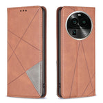 Custodia per telefono in pelle magnetica invisibile prismatica, For OPPO Find X6 5G, For OPPO Find X6 Pro 5G, For Realme C55, For Xiaomi Redmi Note 12 4G Global