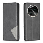 Custodia per telefono in pelle magnetica invisibile prismatica, For OPPO Find X6 5G, For OPPO Find X6 Pro 5G, For Realme C55, For Xiaomi Redmi Note 12 4G Global
