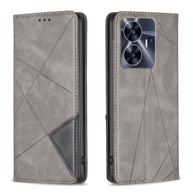 Custodia per telefono in pelle magnetica invisibile prismatica, For OPPO Find X6 5G, For OPPO Find X6 Pro 5G, For Realme C55, For Xiaomi Redmi Note 12 4G Global