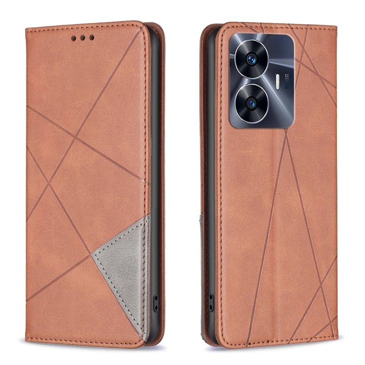 Custodia per telefono in pelle magnetica invisibile prismatica, For OPPO Find X6 5G, For OPPO Find X6 Pro 5G, For Realme C55, For Xiaomi Redmi Note 12 4G Global