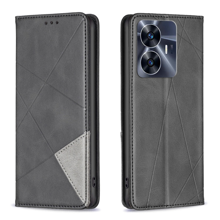 Custodia per telefono in pelle magnetica invisibile prismatica, For OPPO Find X6 5G, For OPPO Find X6 Pro 5G, For Realme C55, For Xiaomi Redmi Note 12 4G Global