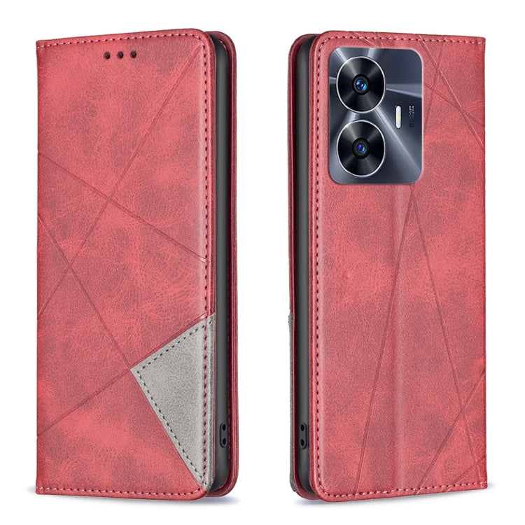 Custodia per telefono in pelle magnetica invisibile prismatica, For OPPO Find X6 5G, For OPPO Find X6 Pro 5G, For Realme C55, For Xiaomi Redmi Note 12 4G Global