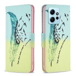 Custodia per telefono in pelle con motivo a disegno colorato, For Xiaomi Redmi Note 12 4G Global, For Samsung Galaxy A24 4G, For Samsung Galaxy M14 5G