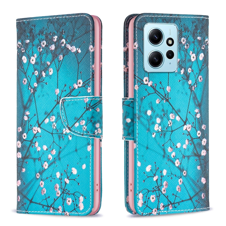 Custodia per telefono in pelle con motivo a disegno colorato, For Xiaomi Redmi Note 12 4G Global, For Samsung Galaxy A24 4G, For Samsung Galaxy M14 5G