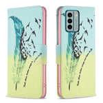 Custodia per telefono in pelle con motivo a disegno colorato, For Nokia G22