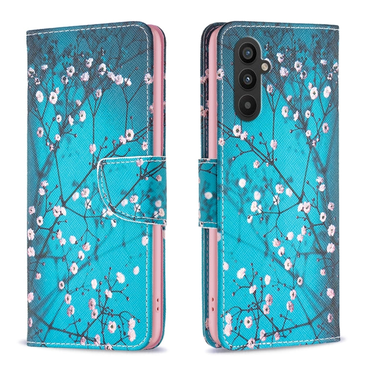 Custodia per telefono in pelle con motivo a disegno colorato, For Xiaomi Redmi Note 12 4G Global, For Samsung Galaxy A24 4G, For Samsung Galaxy M14 5G