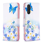 Custodia per telefono in pelle con motivo a disegno colorato, For Xiaomi Redmi Note 12 4G Global, For Samsung Galaxy A24 4G, For Samsung Galaxy M14 5G
