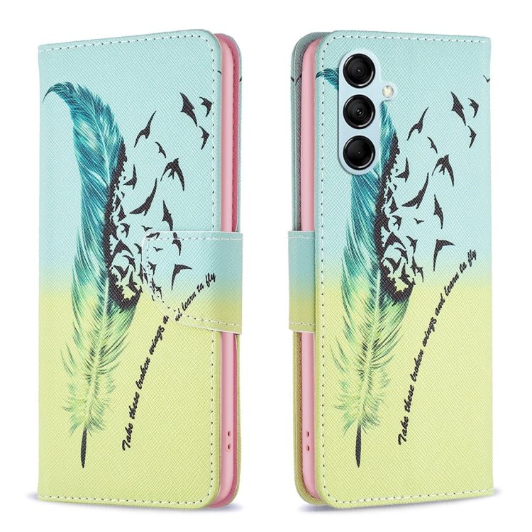 Custodia per telefono in pelle con motivo a disegno colorato, For Xiaomi Redmi Note 12 4G Global, For Samsung Galaxy A24 4G, For Samsung Galaxy M14 5G
