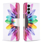Custodia per telefono in pelle con motivo a disegno colorato, For Xiaomi Redmi Note 12 4G Global, For Samsung Galaxy A24 4G, For Samsung Galaxy M14 5G