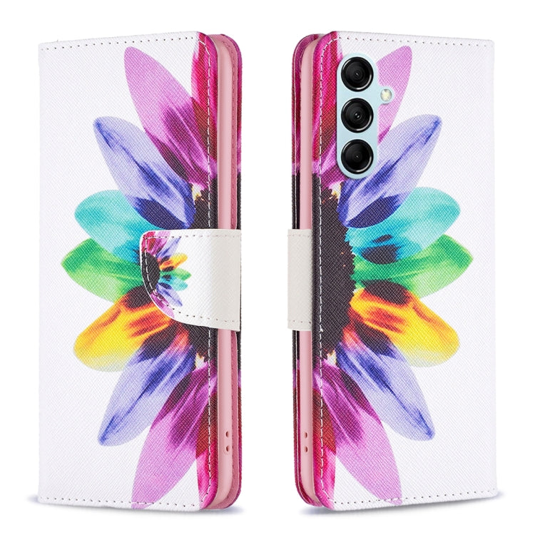 Custodia per telefono in pelle con motivo a disegno colorato, For Xiaomi Redmi Note 12 4G Global, For Samsung Galaxy A24 4G, For Samsung Galaxy M14 5G