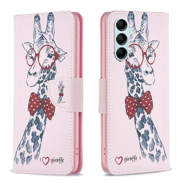 Custodia per telefono in pelle con motivo a disegno colorato, For Xiaomi Redmi Note 12 4G Global, For Samsung Galaxy A24 4G, For Samsung Galaxy M14 5G