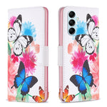 Custodia per telefono in pelle con motivo a disegno colorato, For Xiaomi Redmi Note 12 4G Global, For Samsung Galaxy A24 4G, For Samsung Galaxy M14 5G