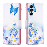 Custodia per telefono in pelle con motivo a disegno colorato, For Xiaomi Redmi Note 12 4G Global, For Samsung Galaxy A24 4G, For Samsung Galaxy M14 5G