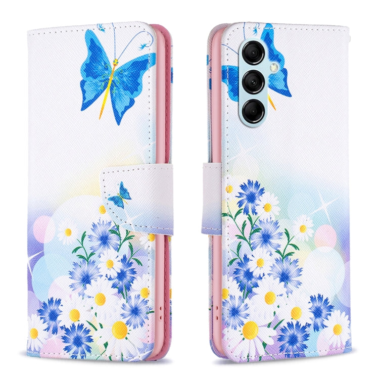 Custodia per telefono in pelle con motivo a disegno colorato, For Xiaomi Redmi Note 12 4G Global, For Samsung Galaxy A24 4G, For Samsung Galaxy M14 5G