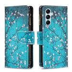 Custodia in pelle con cerniera per Samsung Galaxy M14