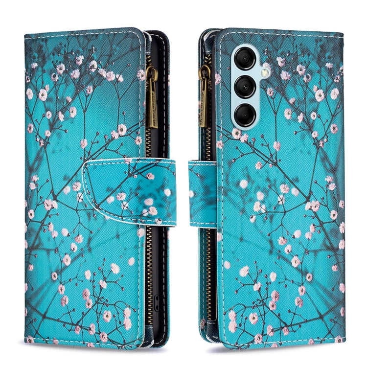 Custodia in pelle con cerniera per Samsung Galaxy M14
