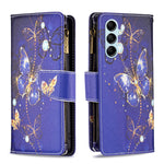 Custodia in pelle con cerniera per Samsung Galaxy M14