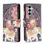 Custodia in pelle con cerniera per Samsung Galaxy M14