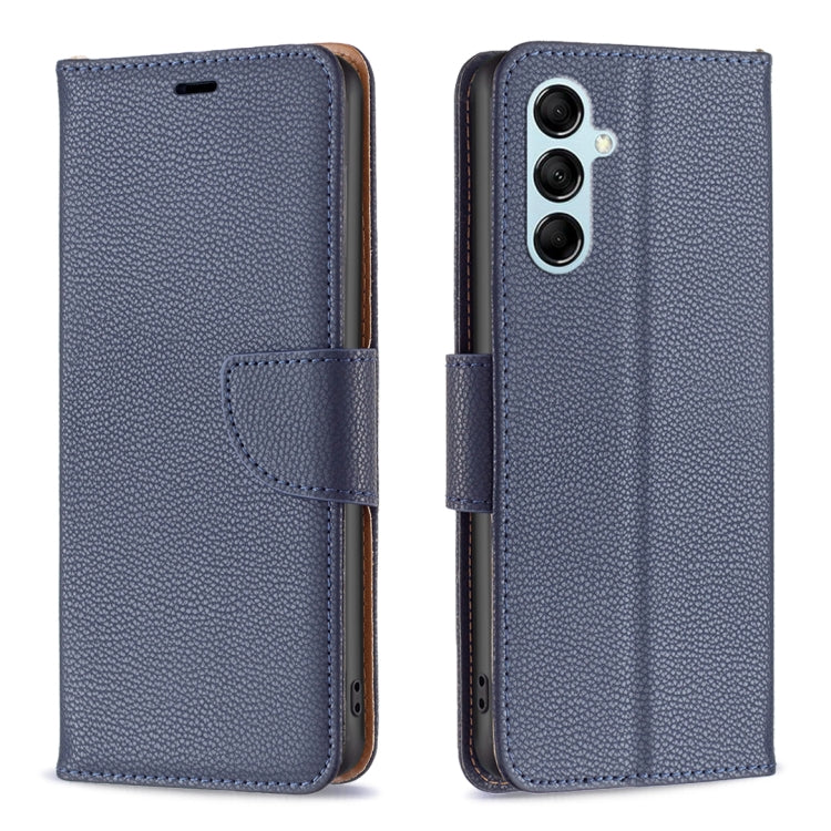 Custodia in pelle con texture Litchi per Samsung Galaxy M14