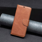 Custodia per telefono in pelle con trama in pelle di agnello, For OPPO Find X6 5G, For OPPO Find X6 Pro 5G, For Realme C55, For Xiaomi Redmi Note 12 4G Global
