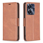 Custodia per telefono in pelle con trama in pelle di agnello, For OPPO Find X6 5G, For OPPO Find X6 Pro 5G, For Realme C55, For Xiaomi Redmi Note 12 4G Global