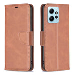 Custodia per telefono in pelle con trama in pelle di agnello, For OPPO Find X6 5G, For OPPO Find X6 Pro 5G, For Realme C55, For Xiaomi Redmi Note 12 4G Global