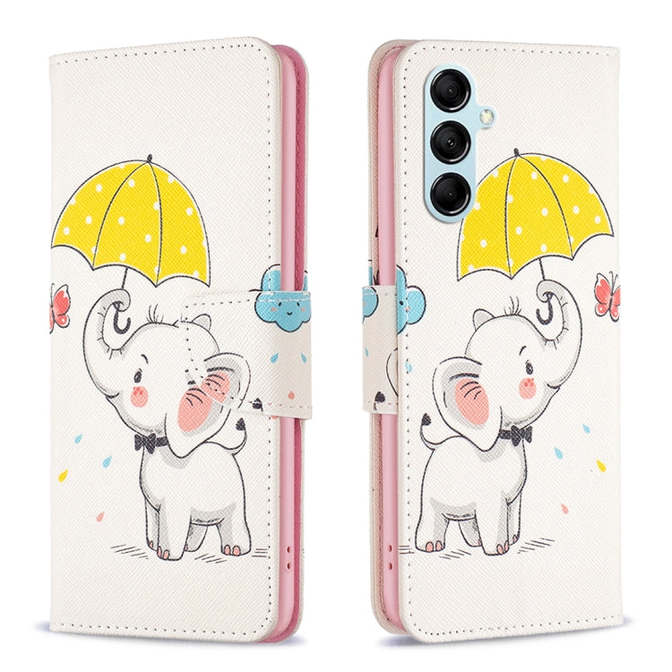 Custodia per telefono in pelle con disegno colorato, For Samsung Galaxy A24 4G, For Samsung Galaxy M14 5G