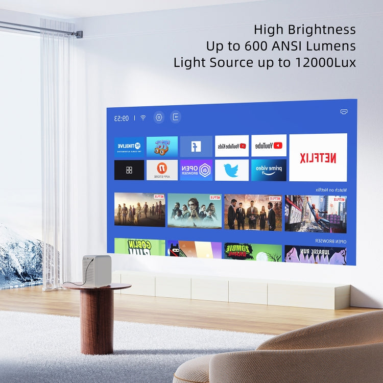 MECOOL KP2 Mini proiettore Full HD 1920x1080P 600 ANSI lumen