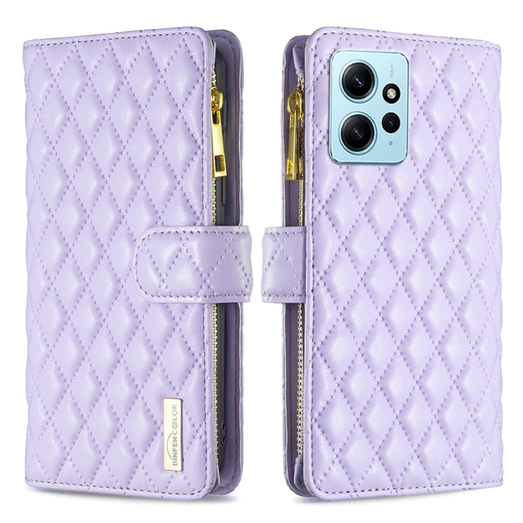 Custodia per telefono a conchiglia in pelle con portafoglio con cerniera Diamond Lattice, For Xiaomi Redmi Note 12 4G Global, For Nokia G22, For Samsung Galaxy A24 4G, For Samsung Galaxy M14 5G