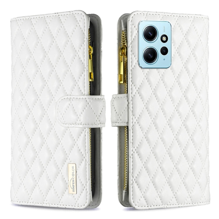 Custodia per telefono a conchiglia in pelle con portafoglio con cerniera Diamond Lattice, For Xiaomi Redmi Note 12 4G Global, For Nokia G22, For Samsung Galaxy A24 4G, For Samsung Galaxy M14 5G