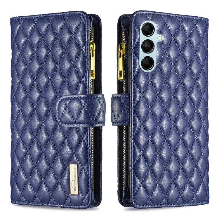 Custodia per telefono a conchiglia in pelle con portafoglio con cerniera Diamond Lattice, For Xiaomi Redmi Note 12 4G Global, For Nokia G22, For Samsung Galaxy A24 4G, For Samsung Galaxy M14 5G