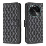 Custodia per telefono a conchiglia in pelle con portafoglio Diamond Lattice, For OPPO Find X6 5G, For OPPO Find X6 Pro 5G, For Realme C55, For Xiaomi Redmi Note 12 4G Global