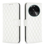 Custodia per telefono a conchiglia in pelle con portafoglio Diamond Lattice, For OPPO Find X6 5G, For OPPO Find X6 Pro 5G, For Realme C55, For Xiaomi Redmi Note 12 4G Global