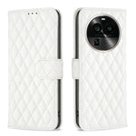 Custodia per telefono a conchiglia in pelle con portafoglio Diamond Lattice, For OPPO Find X6 5G, For OPPO Find X6 Pro 5G, For Realme C55, For Xiaomi Redmi Note 12 4G Global