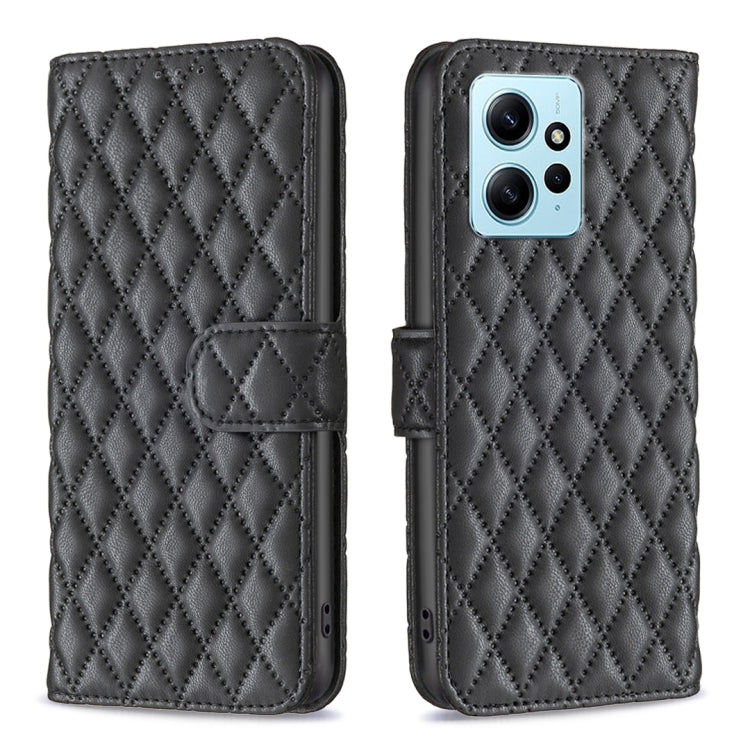 Custodia per telefono a conchiglia in pelle con portafoglio Diamond Lattice, For OPPO Find X6 5G, For OPPO Find X6 Pro 5G, For Realme C55, For Xiaomi Redmi Note 12 4G Global