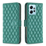 Custodia per telefono a conchiglia in pelle con portafoglio Diamond Lattice, For OPPO Find X6 5G, For OPPO Find X6 Pro 5G, For Realme C55, For Xiaomi Redmi Note 12 4G Global