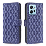 Custodia per telefono a conchiglia in pelle con portafoglio Diamond Lattice, For OPPO Find X6 5G, For OPPO Find X6 Pro 5G, For Realme C55, For Xiaomi Redmi Note 12 4G Global