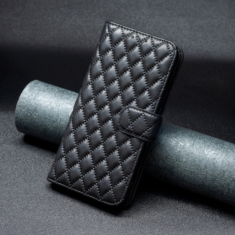 Custodia per telefono a conchiglia in pelle con portafoglio Diamond Lattice, For Samsung Galaxy A24 4G, For Samsung Galaxy M14 5G, For Nokia G22