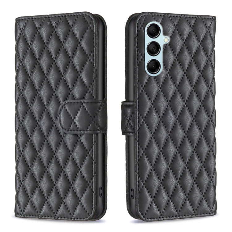 Custodia per telefono a conchiglia in pelle con portafoglio Diamond Lattice, For Samsung Galaxy A24 4G, For Samsung Galaxy M14 5G, For Nokia G22