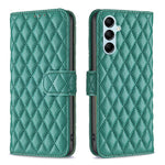 Custodia per telefono a conchiglia in pelle con portafoglio Diamond Lattice, For Samsung Galaxy A24 4G, For Samsung Galaxy M14 5G, For Nokia G22