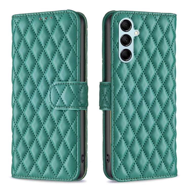 Custodia per telefono a conchiglia in pelle con portafoglio Diamond Lattice, For Samsung Galaxy A24 4G, For Samsung Galaxy M14 5G, For Nokia G22