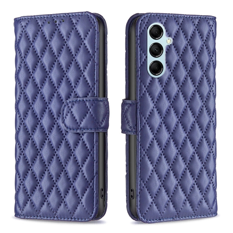 Custodia per telefono a conchiglia in pelle con portafoglio Diamond Lattice, For Samsung Galaxy A24 4G, For Samsung Galaxy M14 5G, For Nokia G22