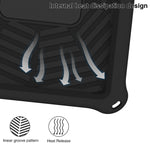 Custodia protettiva per tablet in silicone Spider King, For iPad Pro 11 inch / Air 5 / Air 4, For iPad Air 3 10.5 / Pro 10.5, For iPad 10.2 2021 / 2021 / 2019, For iPad 9.7 2018 / 2017