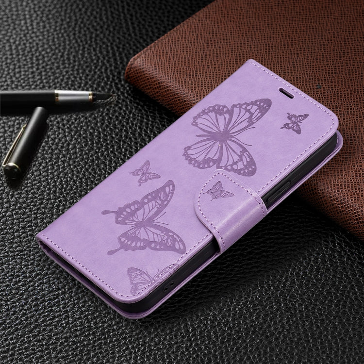 Custodia per telefono in pelle goffrata con due farfalle, For Xiaomi Redmi Note 12 4G Global, For Nokia G22, For Samsung Galaxy A24 4G, For Samsung Galaxy M14 5G
