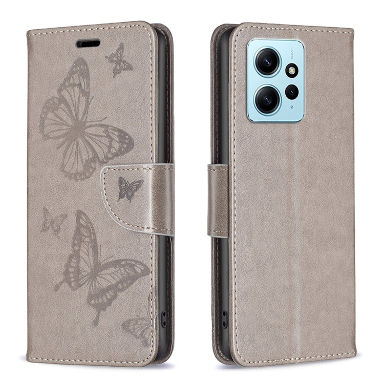 Custodia per telefono in pelle goffrata con due farfalle, For Xiaomi Redmi Note 12 4G Global, For Nokia G22, For Samsung Galaxy A24 4G, For Samsung Galaxy M14 5G